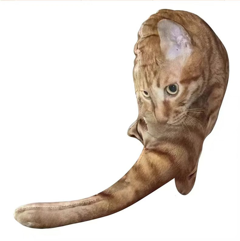 Ugly Cute Chonky Fat Cat Plush Toy - Viral Meme Stuffed Animal Kitten