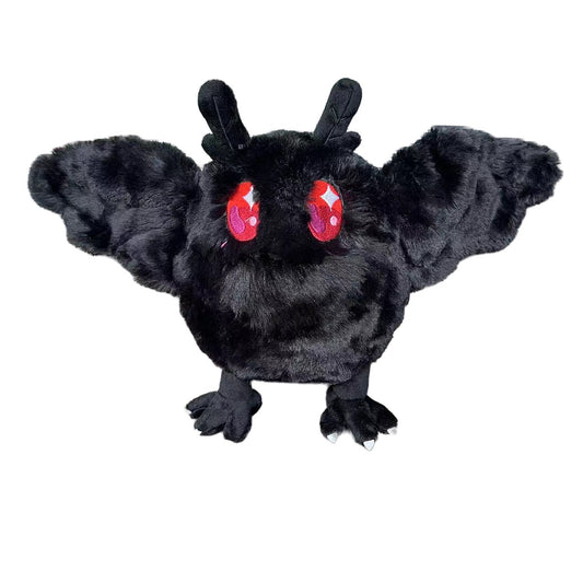 Your Midnight Guardian: Gothic Mothman Plush - The Urban Legend Ugly-Cute Stuffed Toy