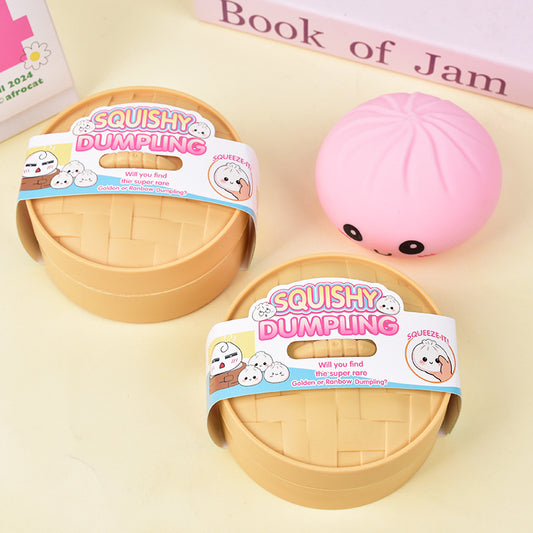 "Existential Crisis" Giant Steamed Bun Plush - Sensory Stress Relief Squishy Toy (Viral 2026 Edition)
